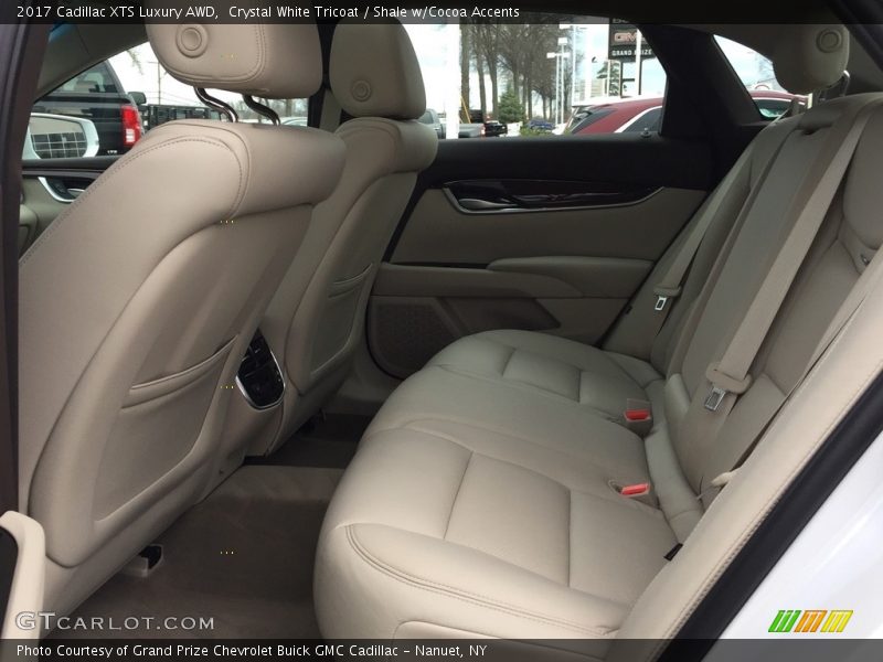 Crystal White Tricoat / Shale w/Cocoa Accents 2017 Cadillac XTS Luxury AWD