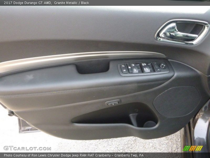 Granite Metallic / Black 2017 Dodge Durango GT AWD