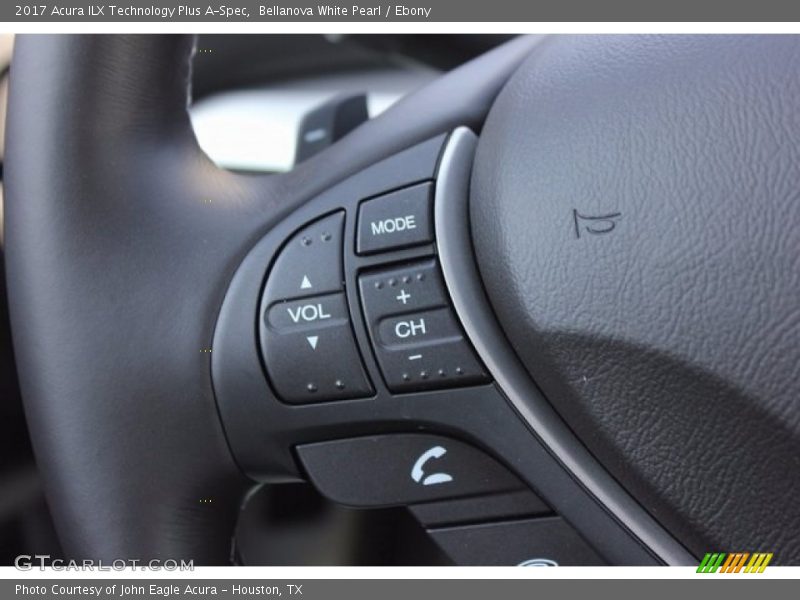 Bellanova White Pearl / Ebony 2017 Acura ILX Technology Plus A-Spec