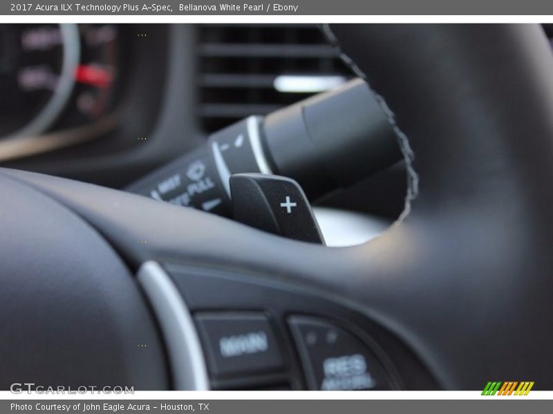 Bellanova White Pearl / Ebony 2017 Acura ILX Technology Plus A-Spec