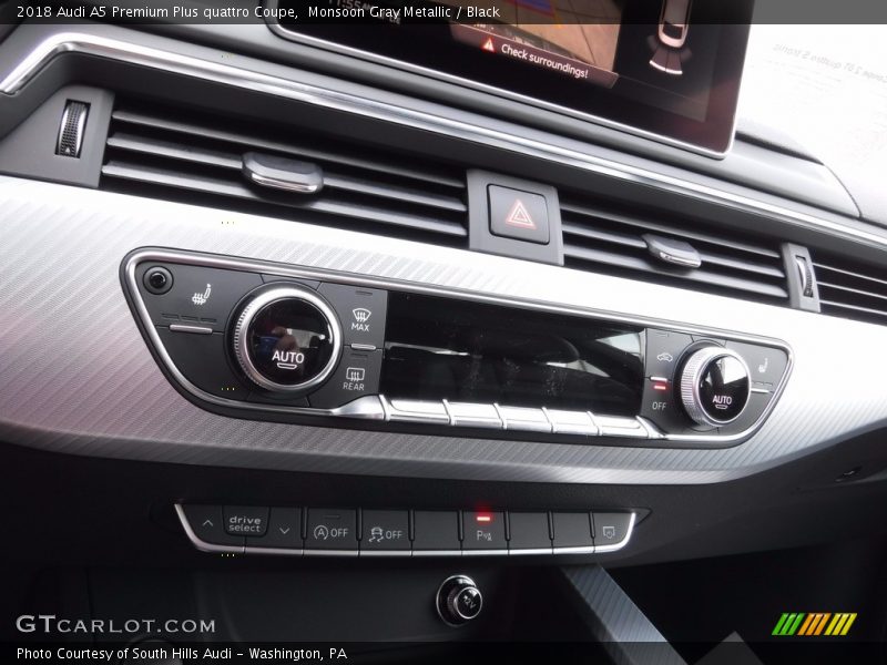Controls of 2018 A5 Premium Plus quattro Coupe