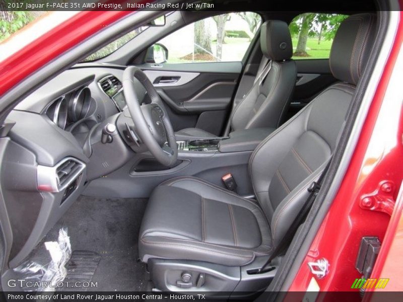 Italian Racing Red / Jet w/Tan 2017 Jaguar F-PACE 35t AWD Prestige