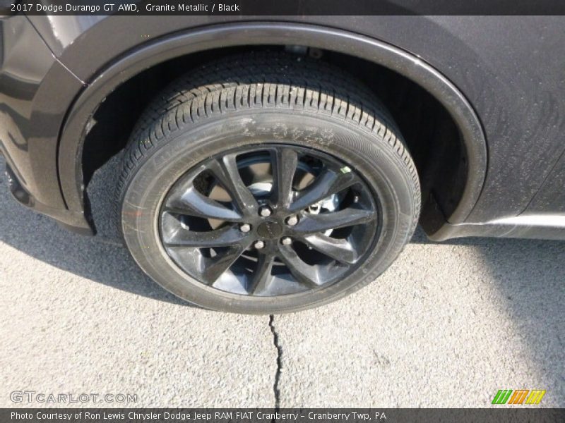Granite Metallic / Black 2017 Dodge Durango GT AWD