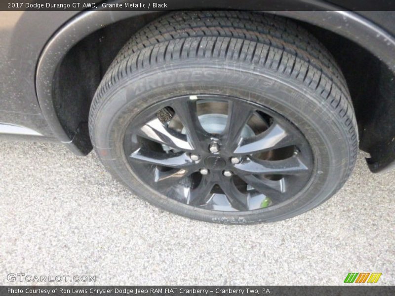 Granite Metallic / Black 2017 Dodge Durango GT AWD