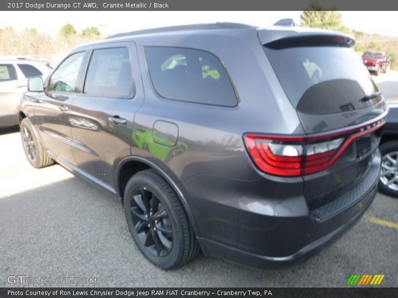 Granite Metallic / Black 2017 Dodge Durango GT AWD