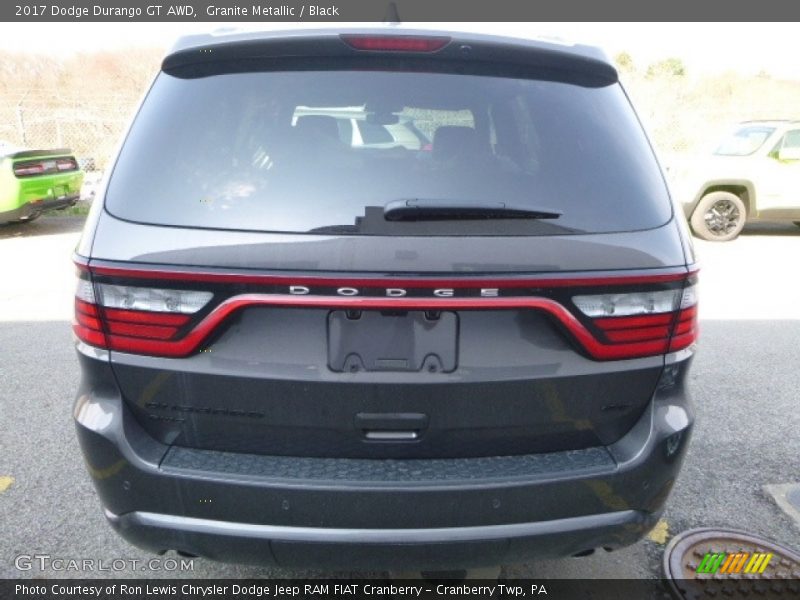Granite Metallic / Black 2017 Dodge Durango GT AWD