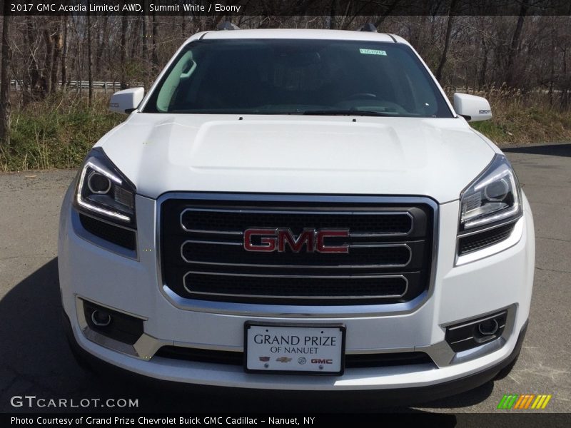 Summit White / Ebony 2017 GMC Acadia Limited AWD