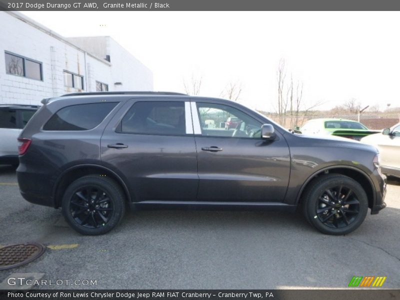 Granite Metallic / Black 2017 Dodge Durango GT AWD