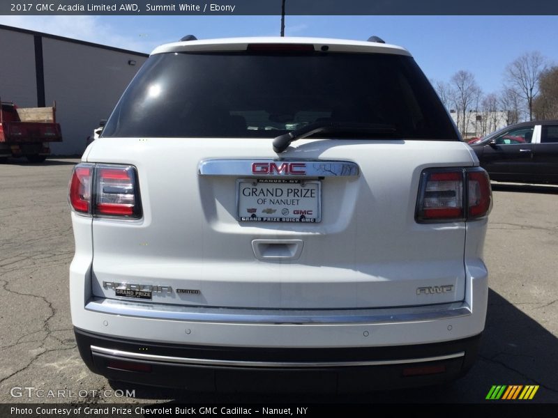 Summit White / Ebony 2017 GMC Acadia Limited AWD