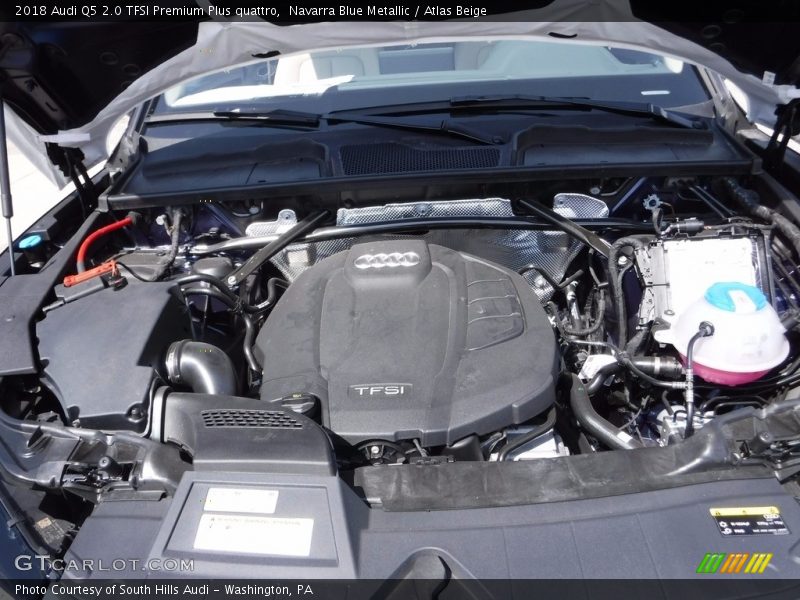  2018 Q5 2.0 TFSI Premium Plus quattro Engine - 2.0 Liter Turbocharged TFSI DOHC 16-Valve VVT 4 Cylinder