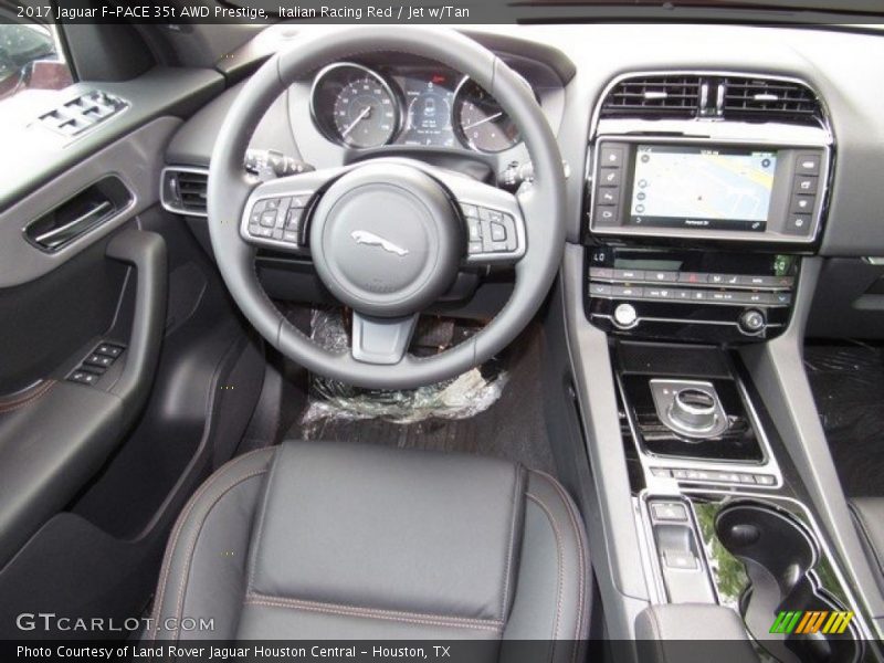 Italian Racing Red / Jet w/Tan 2017 Jaguar F-PACE 35t AWD Prestige