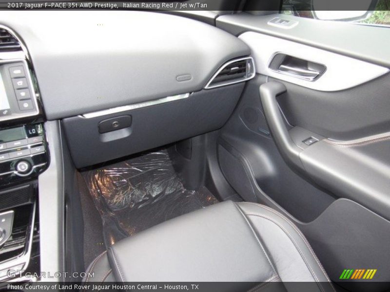 Italian Racing Red / Jet w/Tan 2017 Jaguar F-PACE 35t AWD Prestige