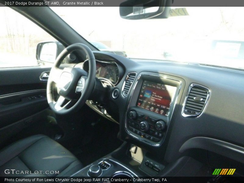 Granite Metallic / Black 2017 Dodge Durango GT AWD