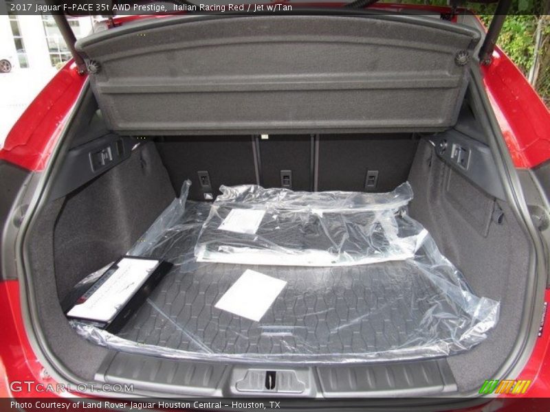 Italian Racing Red / Jet w/Tan 2017 Jaguar F-PACE 35t AWD Prestige
