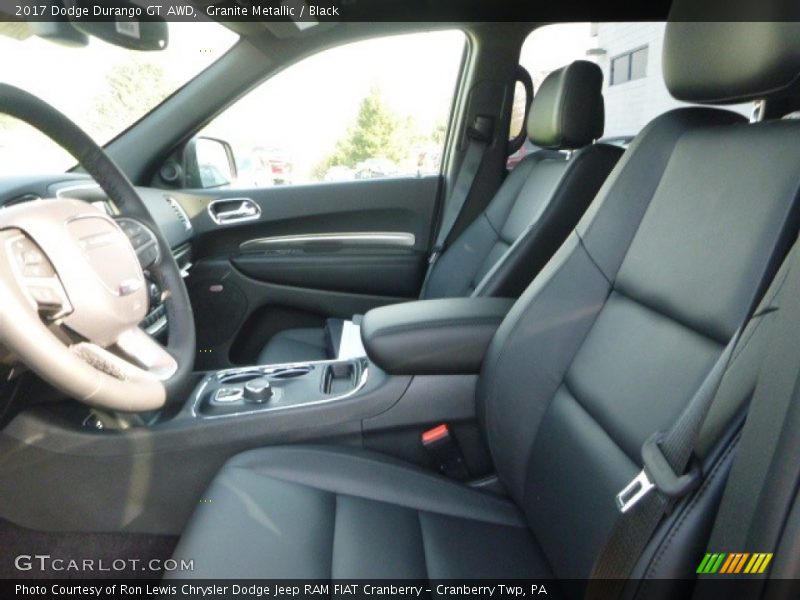 Granite Metallic / Black 2017 Dodge Durango GT AWD