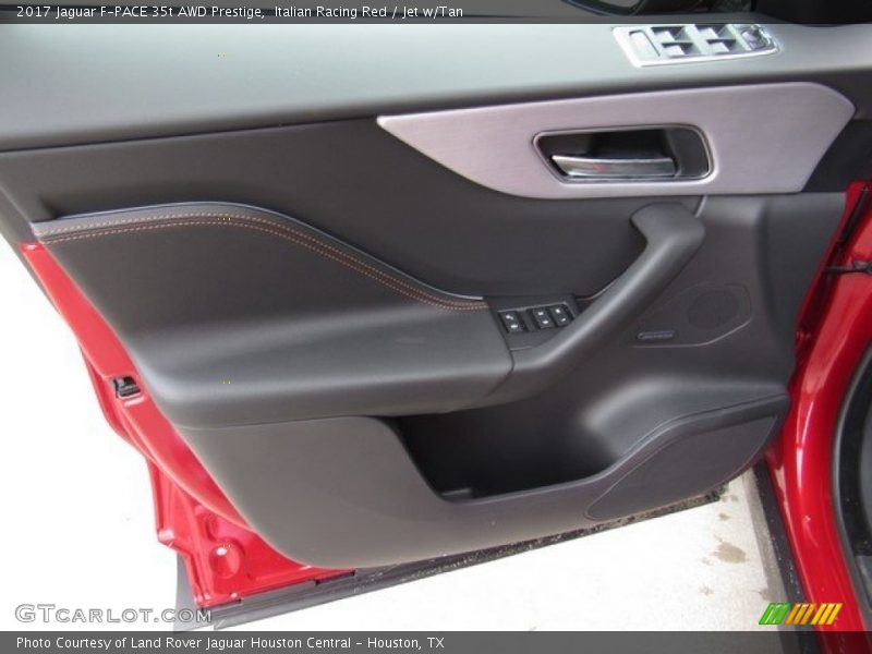 Italian Racing Red / Jet w/Tan 2017 Jaguar F-PACE 35t AWD Prestige