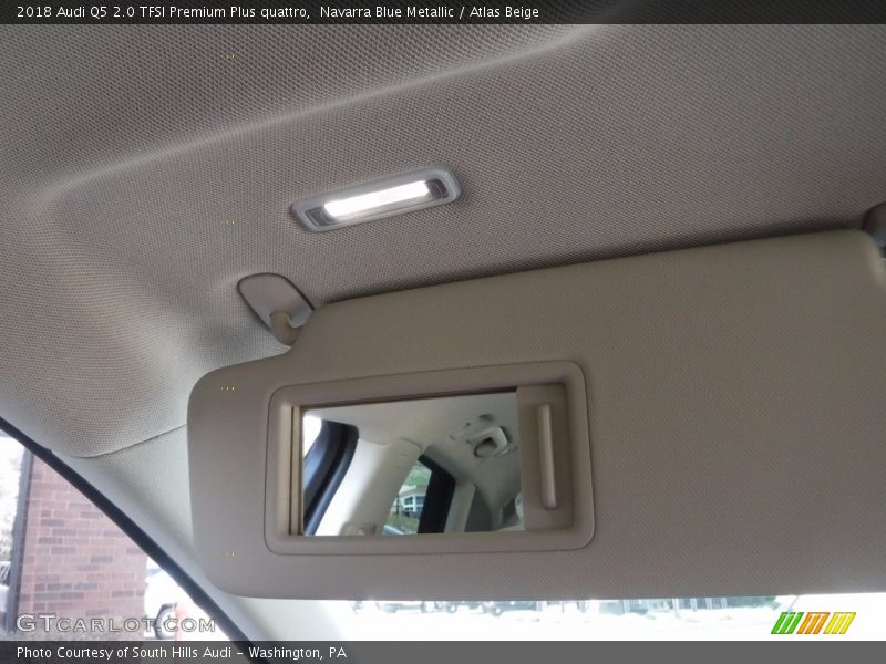Navarra Blue Metallic / Atlas Beige 2018 Audi Q5 2.0 TFSI Premium Plus quattro