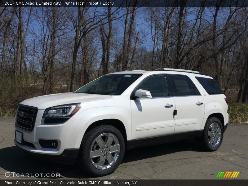 White Frost Tricoat / Ebony 2017 GMC Acadia Limited AWD