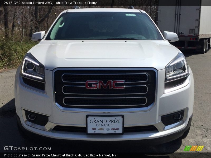White Frost Tricoat / Ebony 2017 GMC Acadia Limited AWD