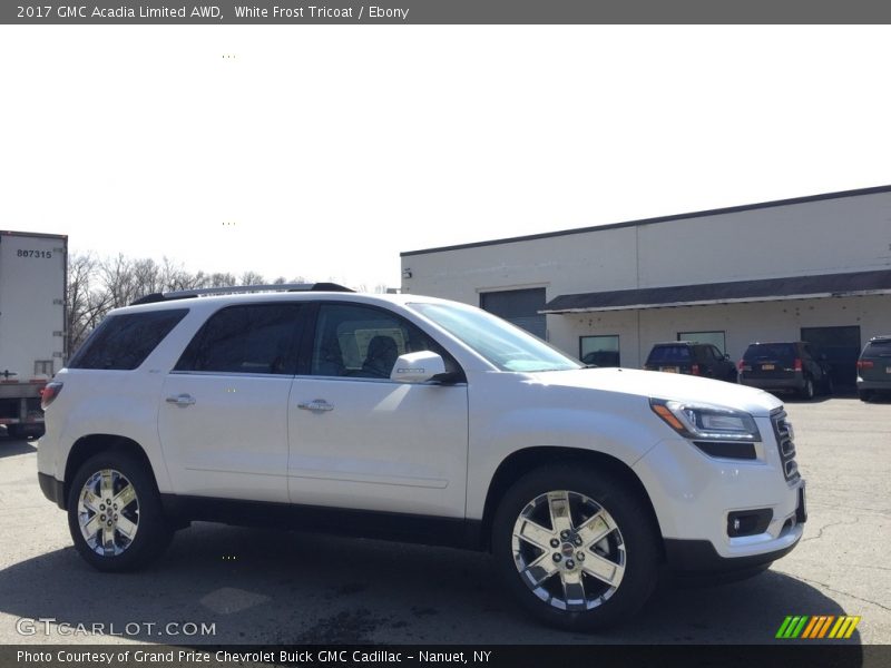 White Frost Tricoat / Ebony 2017 GMC Acadia Limited AWD