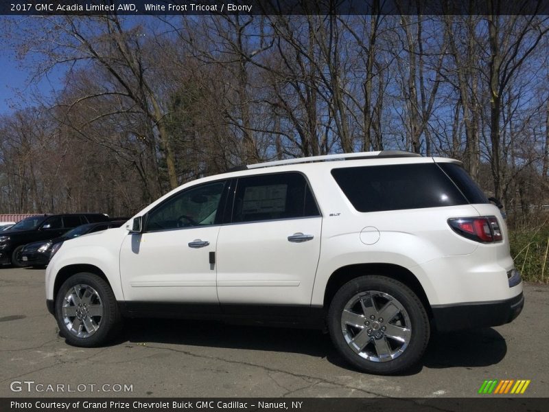 White Frost Tricoat / Ebony 2017 GMC Acadia Limited AWD