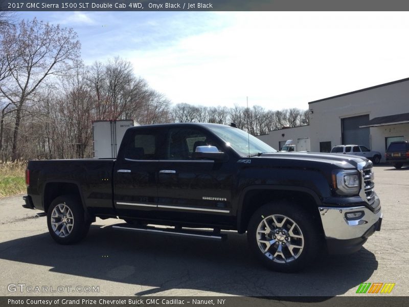 Onyx Black / Jet Black 2017 GMC Sierra 1500 SLT Double Cab 4WD