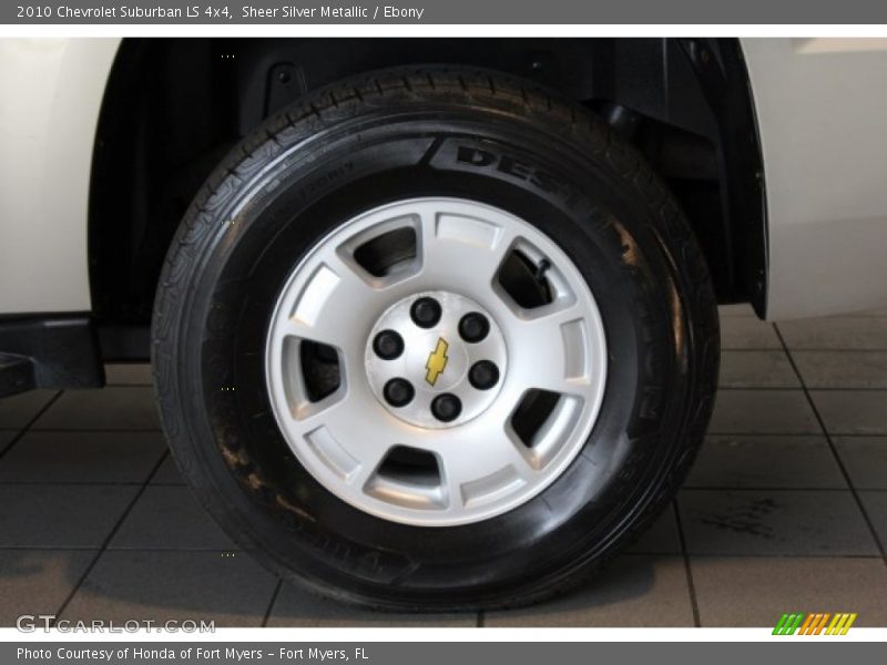Sheer Silver Metallic / Ebony 2010 Chevrolet Suburban LS 4x4