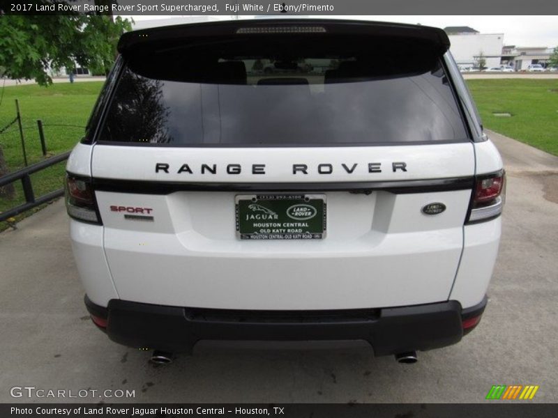 Fuji White / Ebony/Pimento 2017 Land Rover Range Rover Sport Supercharged
