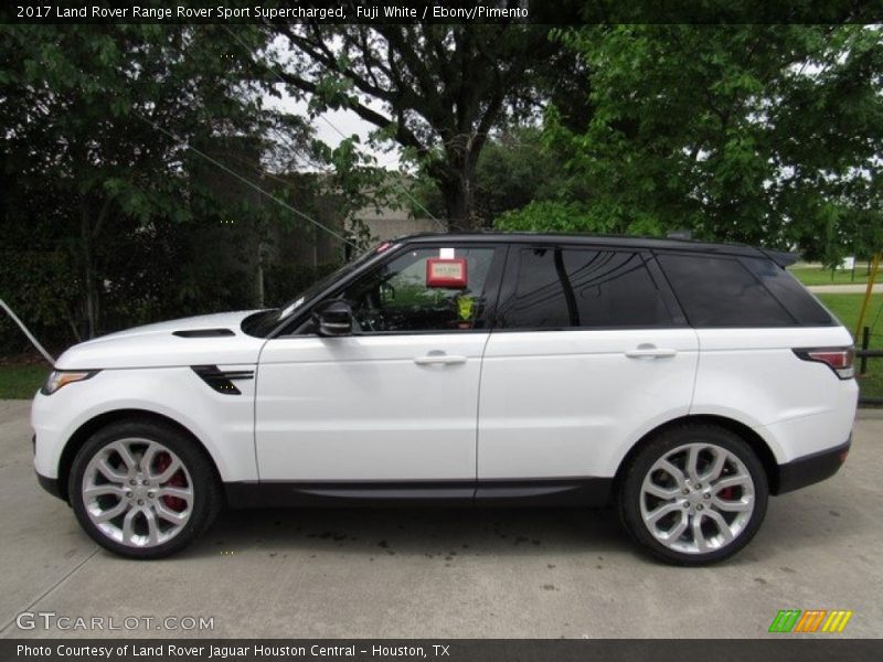 Fuji White / Ebony/Pimento 2017 Land Rover Range Rover Sport Supercharged