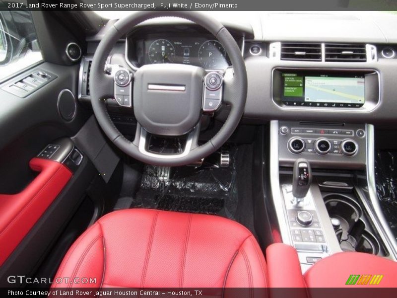 Fuji White / Ebony/Pimento 2017 Land Rover Range Rover Sport Supercharged