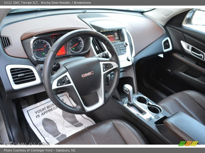 Mocha Steel Metallic / Brownstone 2012 GMC Terrain SLT