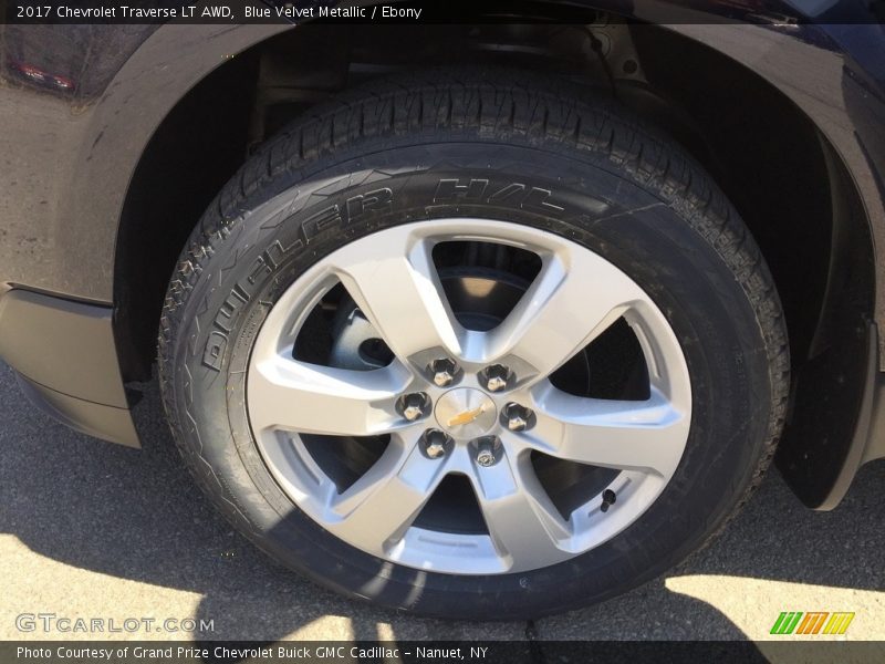 Blue Velvet Metallic / Ebony 2017 Chevrolet Traverse LT AWD
