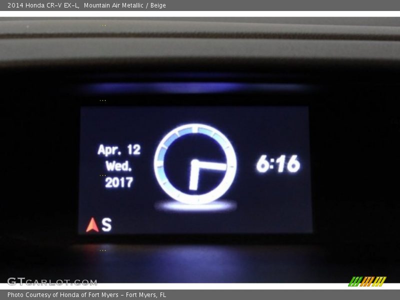 Mountain Air Metallic / Beige 2014 Honda CR-V EX-L