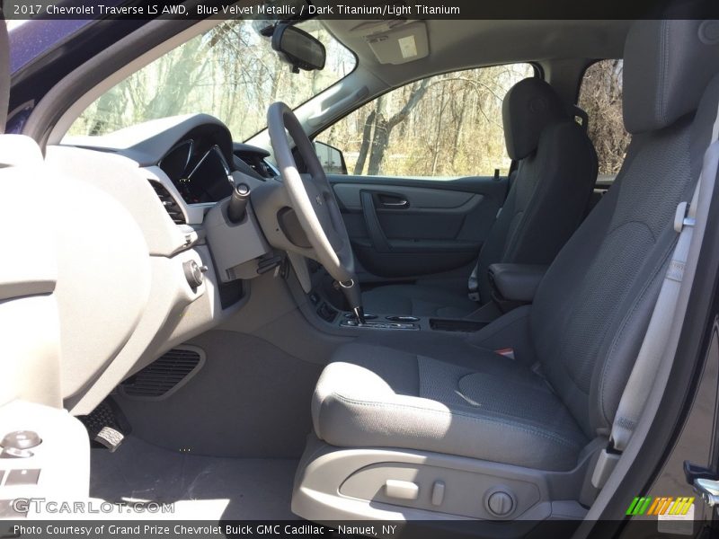 Blue Velvet Metallic / Dark Titanium/Light Titanium 2017 Chevrolet Traverse LS AWD