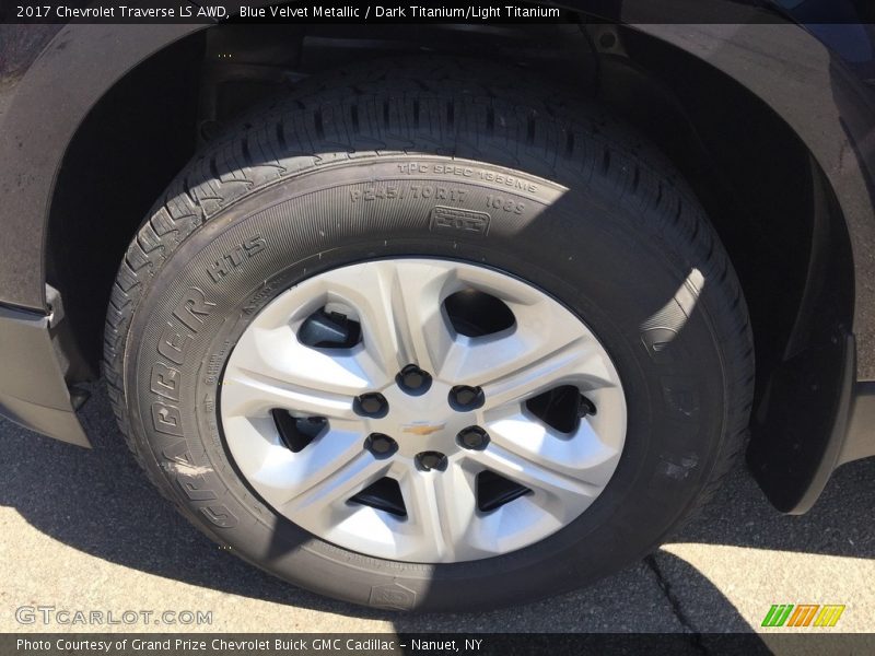 Blue Velvet Metallic / Dark Titanium/Light Titanium 2017 Chevrolet Traverse LS AWD