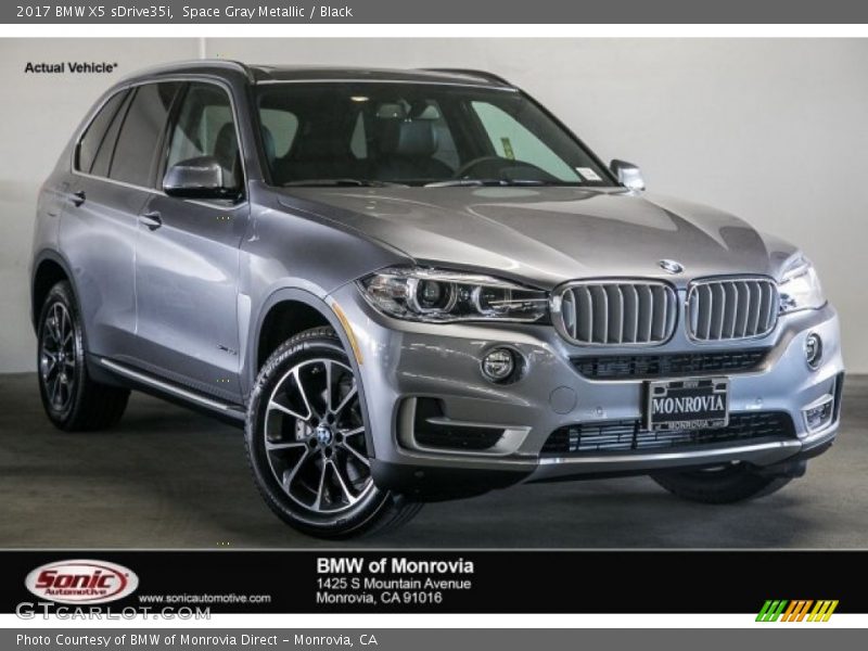 Space Gray Metallic / Black 2017 BMW X5 sDrive35i