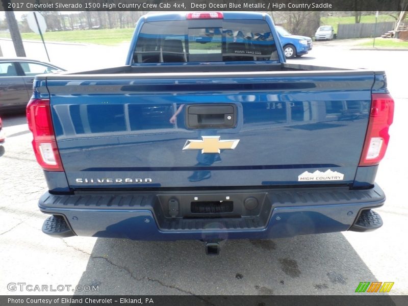 Deep Ocean Blue Metallic / High Country Saddle 2017 Chevrolet Silverado 1500 High Country Crew Cab 4x4