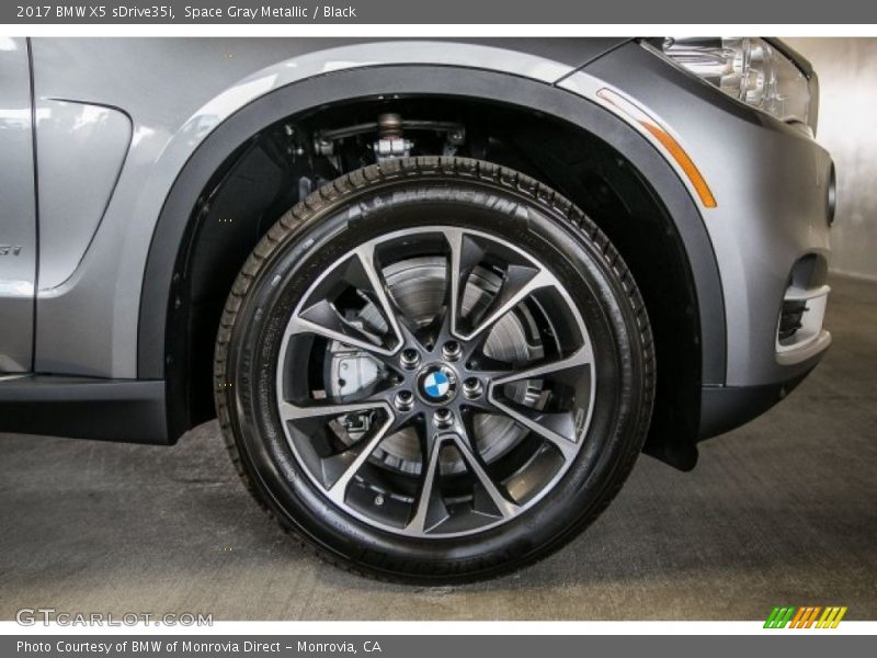 Space Gray Metallic / Black 2017 BMW X5 sDrive35i