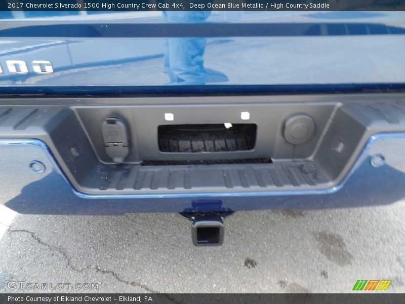 Deep Ocean Blue Metallic / High Country Saddle 2017 Chevrolet Silverado 1500 High Country Crew Cab 4x4