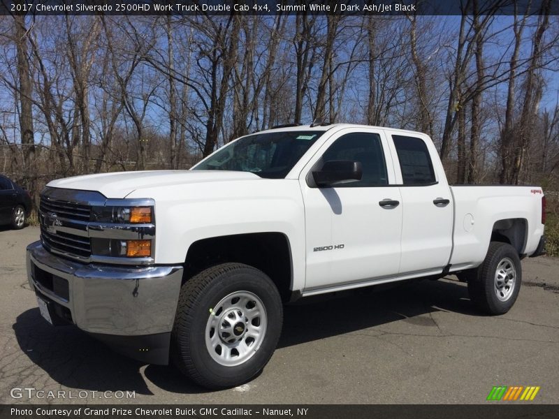 Summit White / Dark Ash/Jet Black 2017 Chevrolet Silverado 2500HD Work Truck Double Cab 4x4