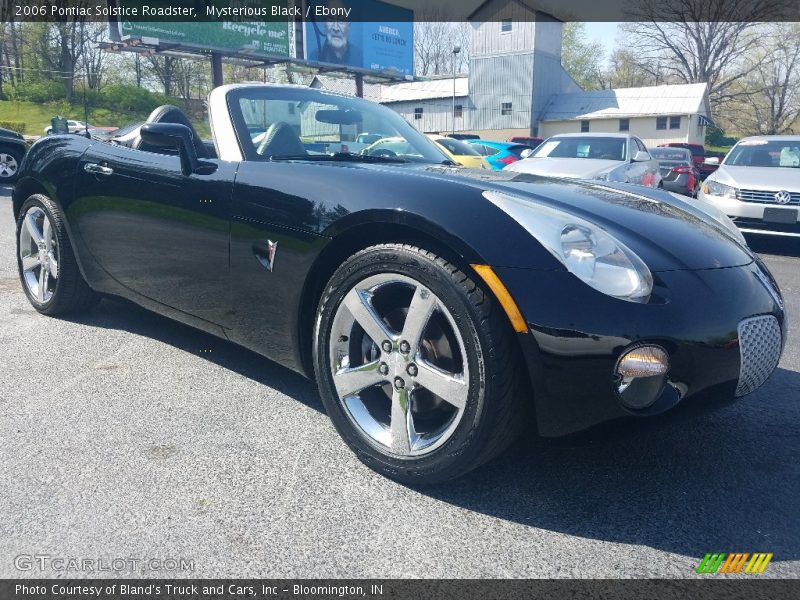 Mysterious Black / Ebony 2006 Pontiac Solstice Roadster