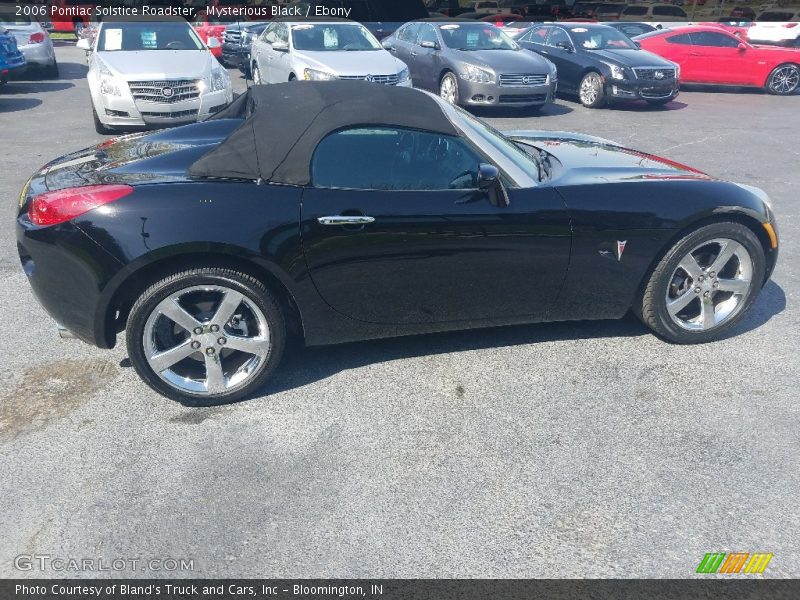 Mysterious Black / Ebony 2006 Pontiac Solstice Roadster