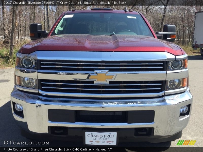 Butte Red Metallic / Jet Black 2017 Chevrolet Silverado 2500HD LT Crew Cab 4x4