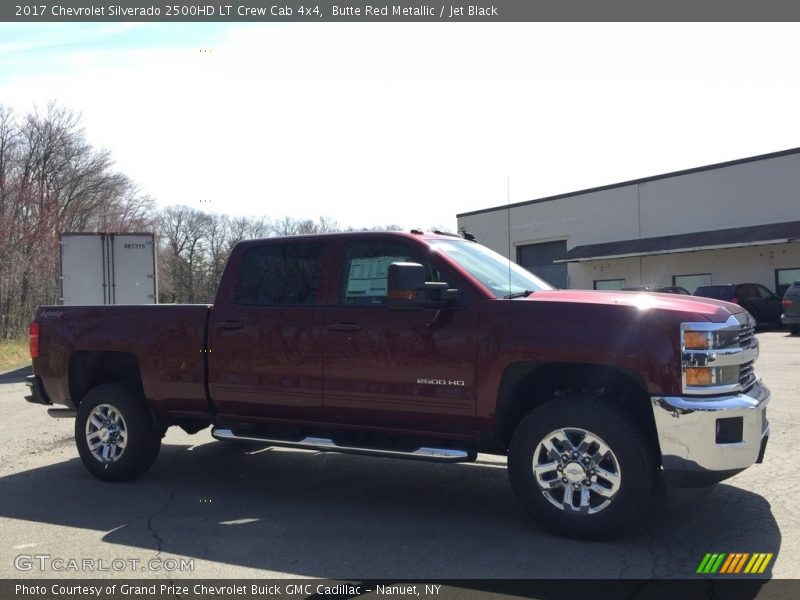 Butte Red Metallic / Jet Black 2017 Chevrolet Silverado 2500HD LT Crew Cab 4x4