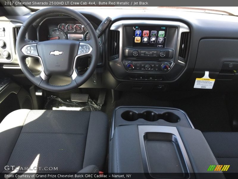 Butte Red Metallic / Jet Black 2017 Chevrolet Silverado 2500HD LT Crew Cab 4x4