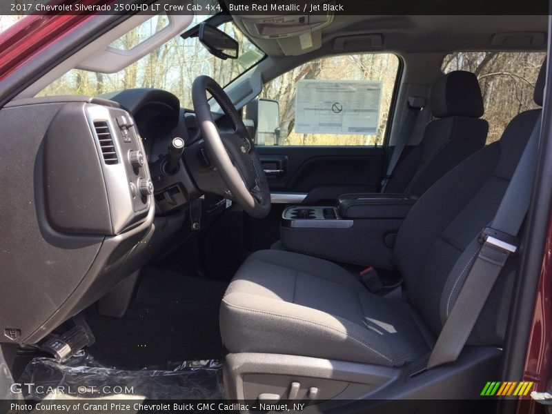 Butte Red Metallic / Jet Black 2017 Chevrolet Silverado 2500HD LT Crew Cab 4x4