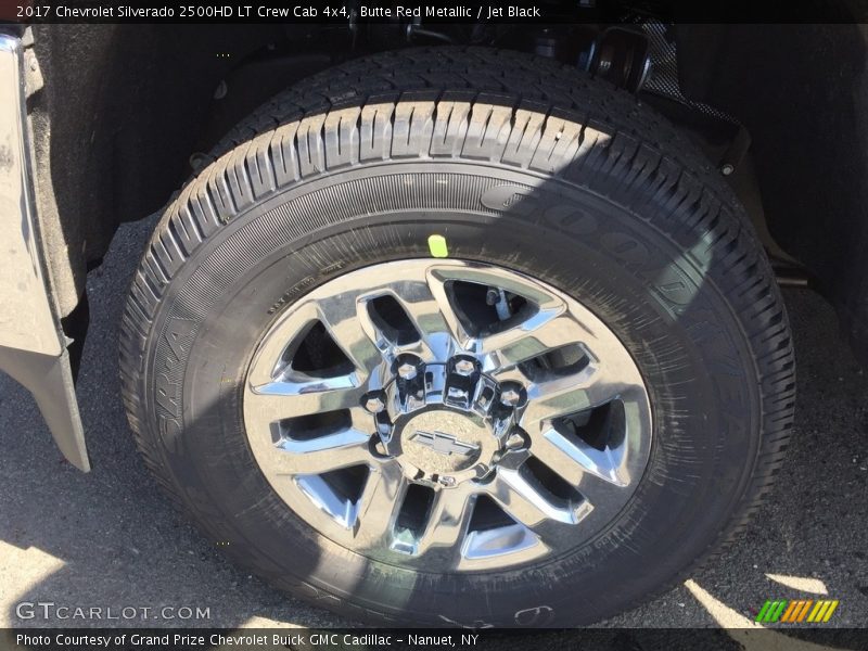 Butte Red Metallic / Jet Black 2017 Chevrolet Silverado 2500HD LT Crew Cab 4x4