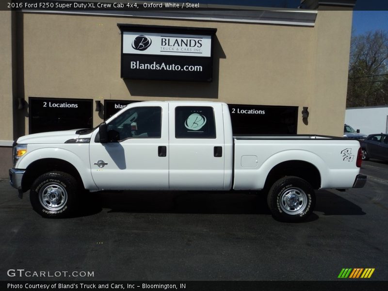 Oxford White / Steel 2016 Ford F250 Super Duty XL Crew Cab 4x4