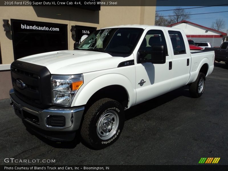 Oxford White / Steel 2016 Ford F250 Super Duty XL Crew Cab 4x4