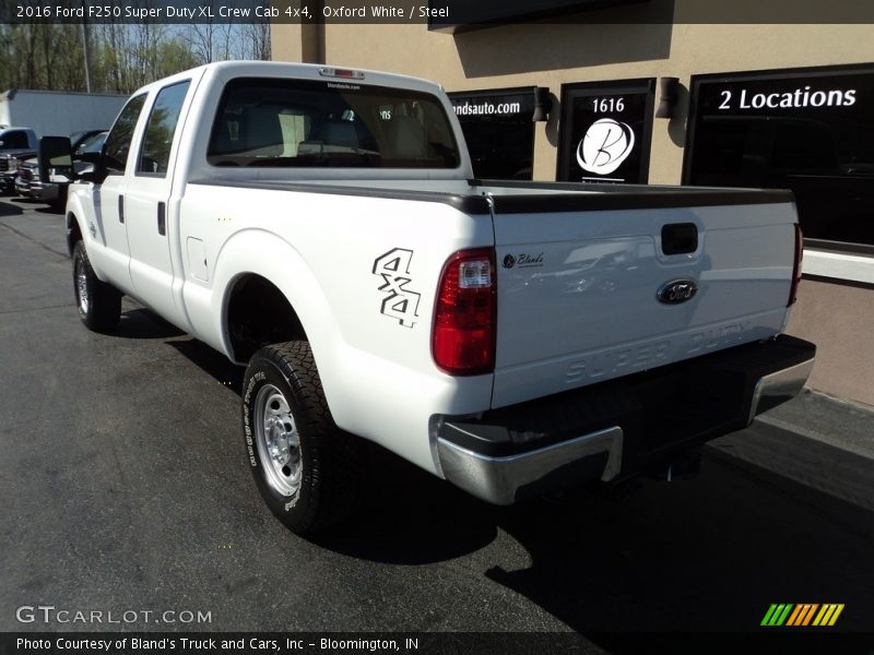 Oxford White / Steel 2016 Ford F250 Super Duty XL Crew Cab 4x4